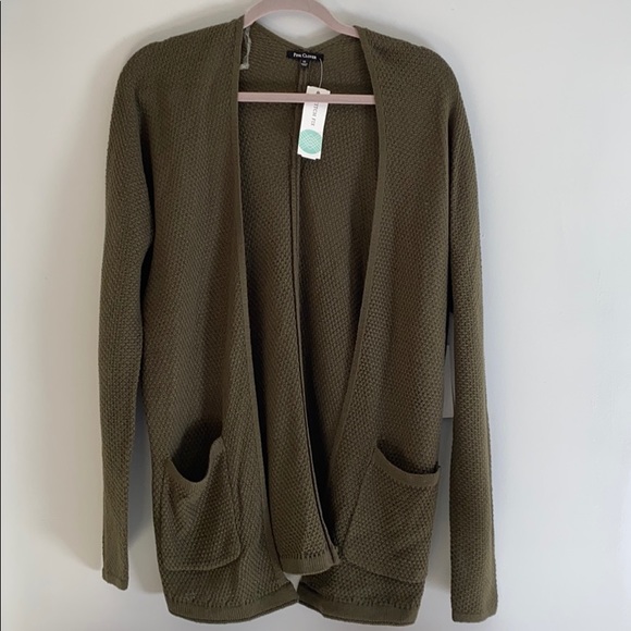 ❌SOLD NWT Olive Oversized Cardigan - Picture 2 of 9